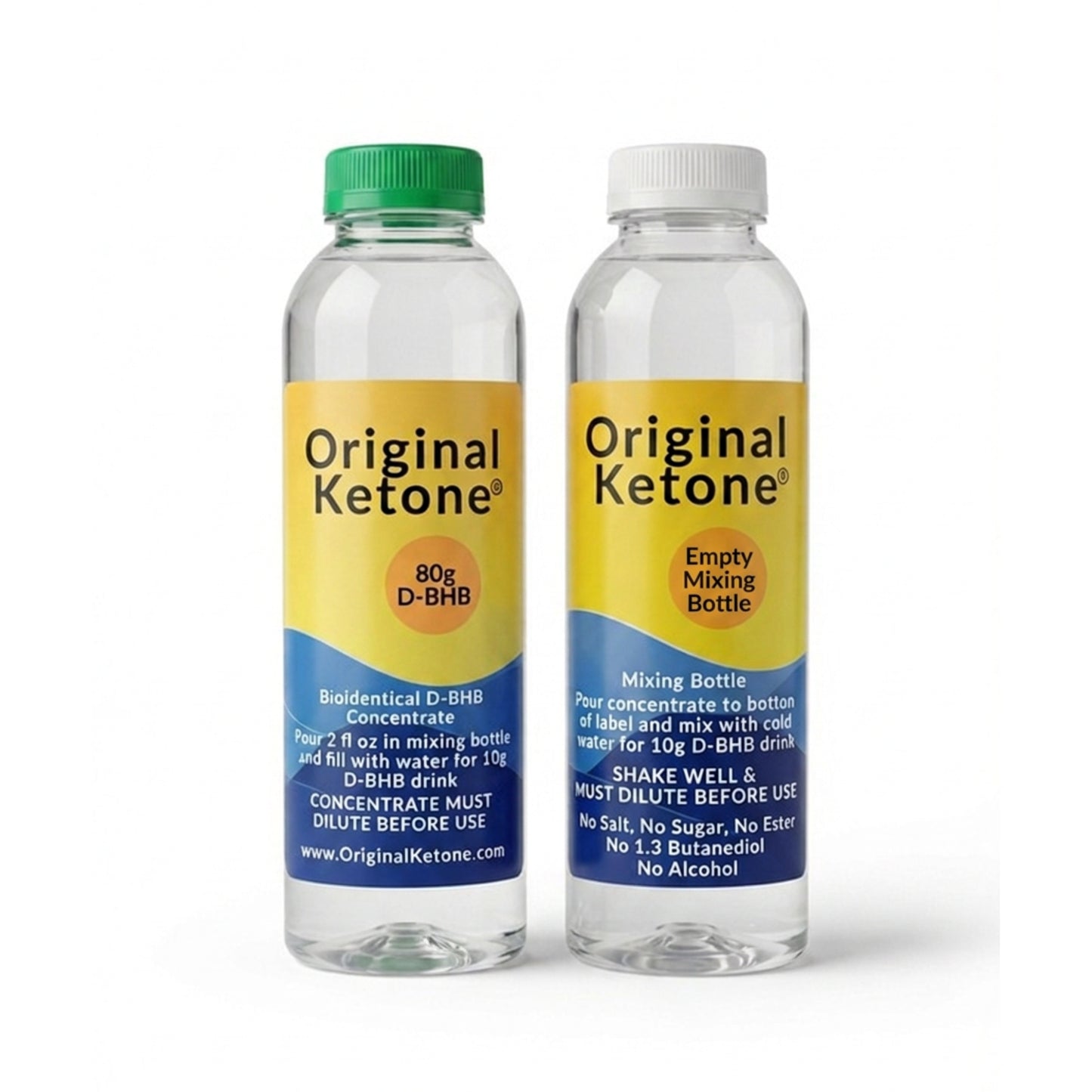 Original Ketone starter pack with 80g DBHB and mixing bottle